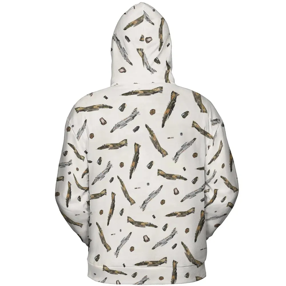 Tiger Lead All-over Print Hoodie - 4