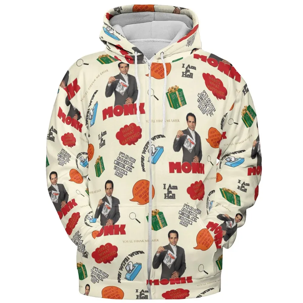 Here’s What Happened Monk All-over Print Hoodie - 3