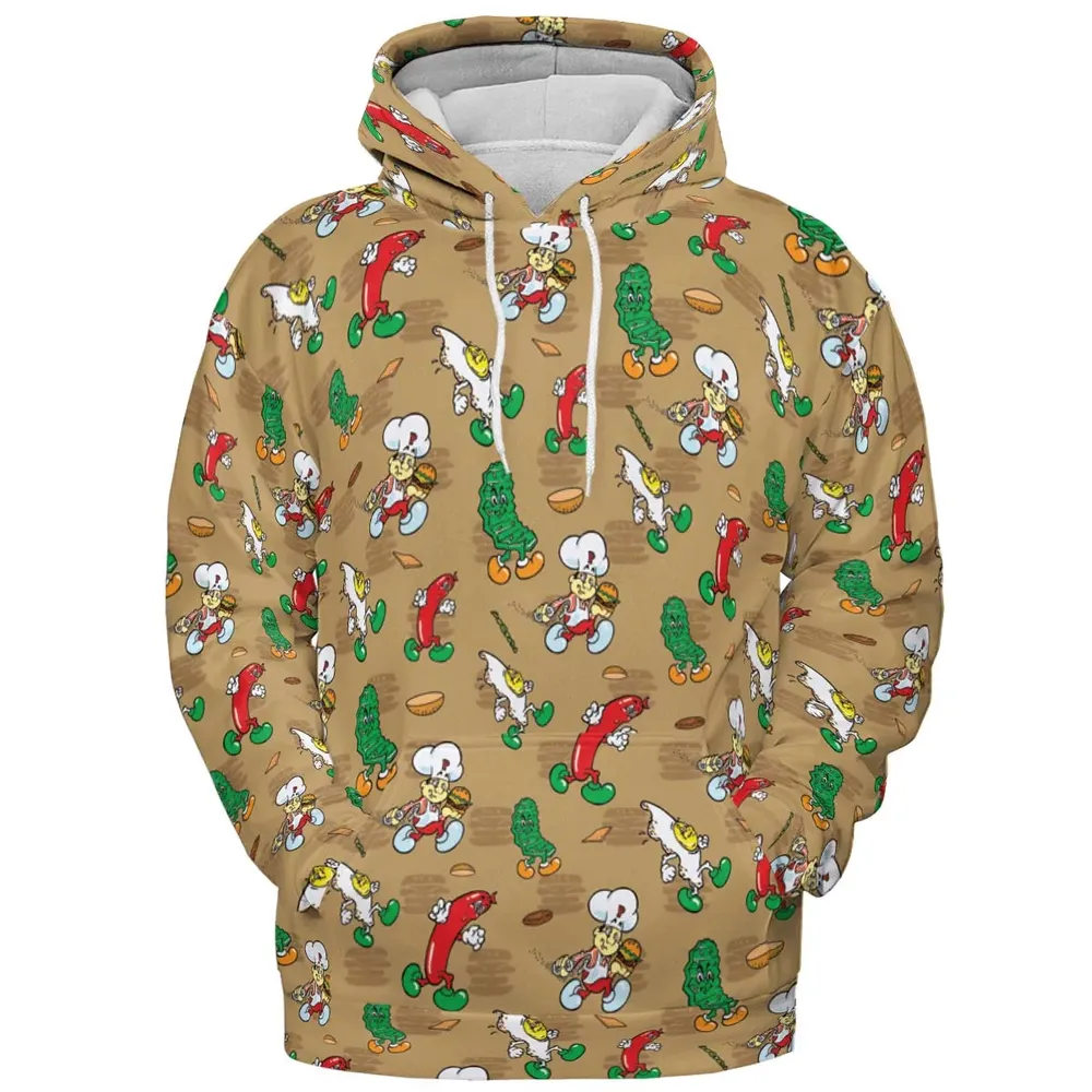 BurgerTime Arcade All-over Print Hoodie - 2