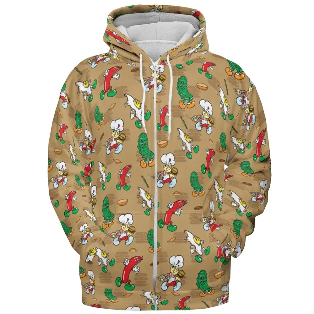 BurgerTime Arcade All-over Print Hoodie - 3