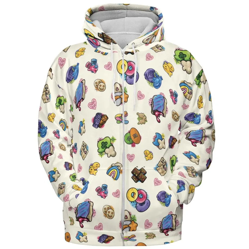 Nostalgic Candy From Your Childhood All-over Print Hoodie - 3