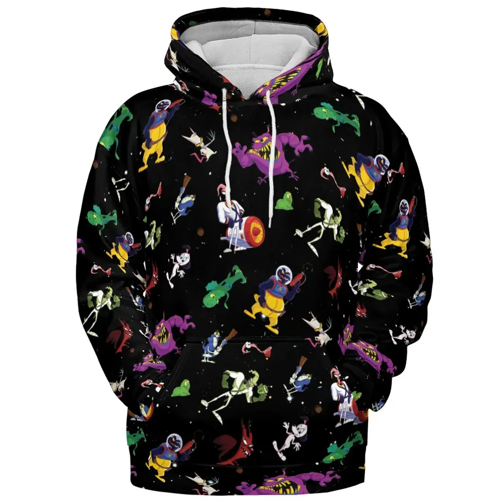 Earthworm Jim And Od Characters All-over Print Hoodie - 2