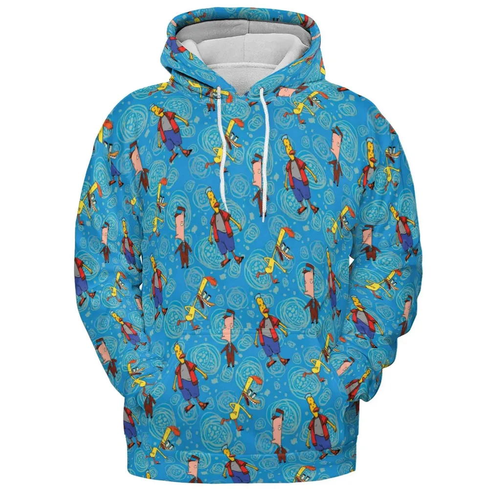 Animated Attitude Duckman All-over Print Hoodie - 2