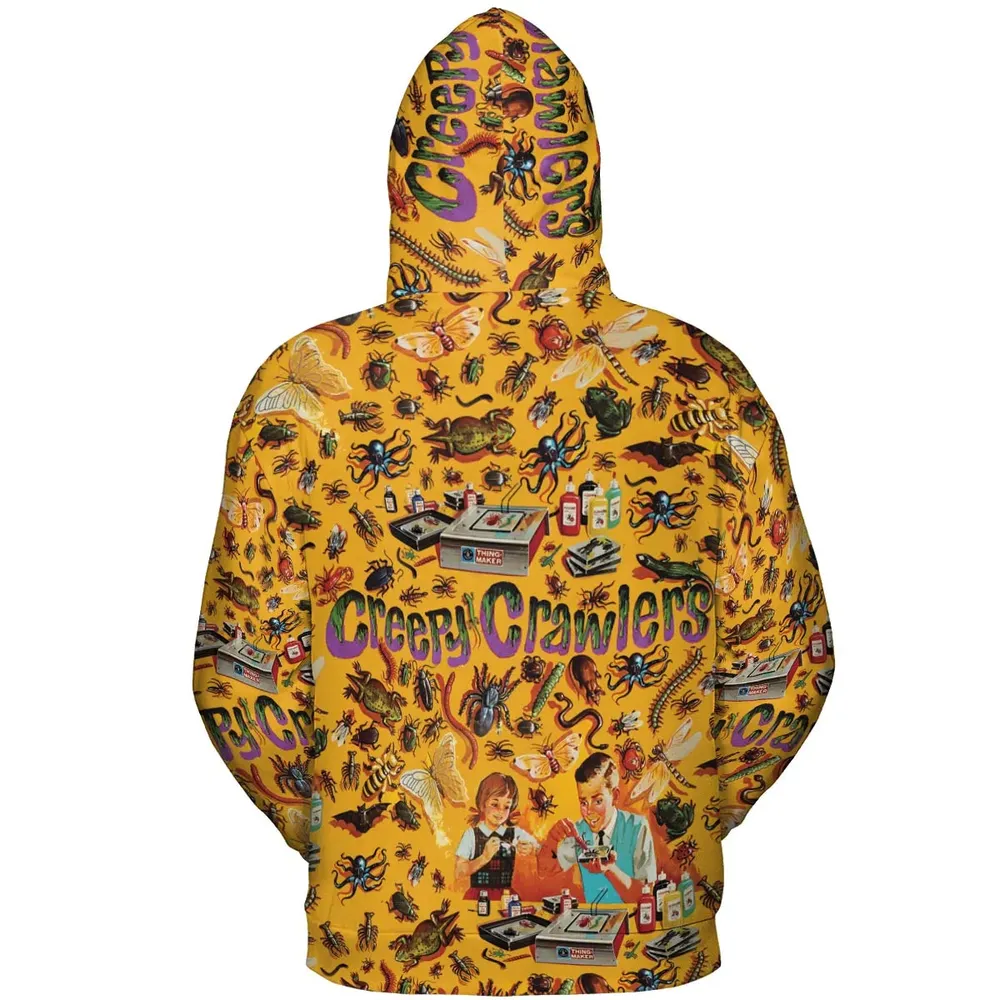 1960s Creepy Crawlers Toy All-over Print Hoodie - 4