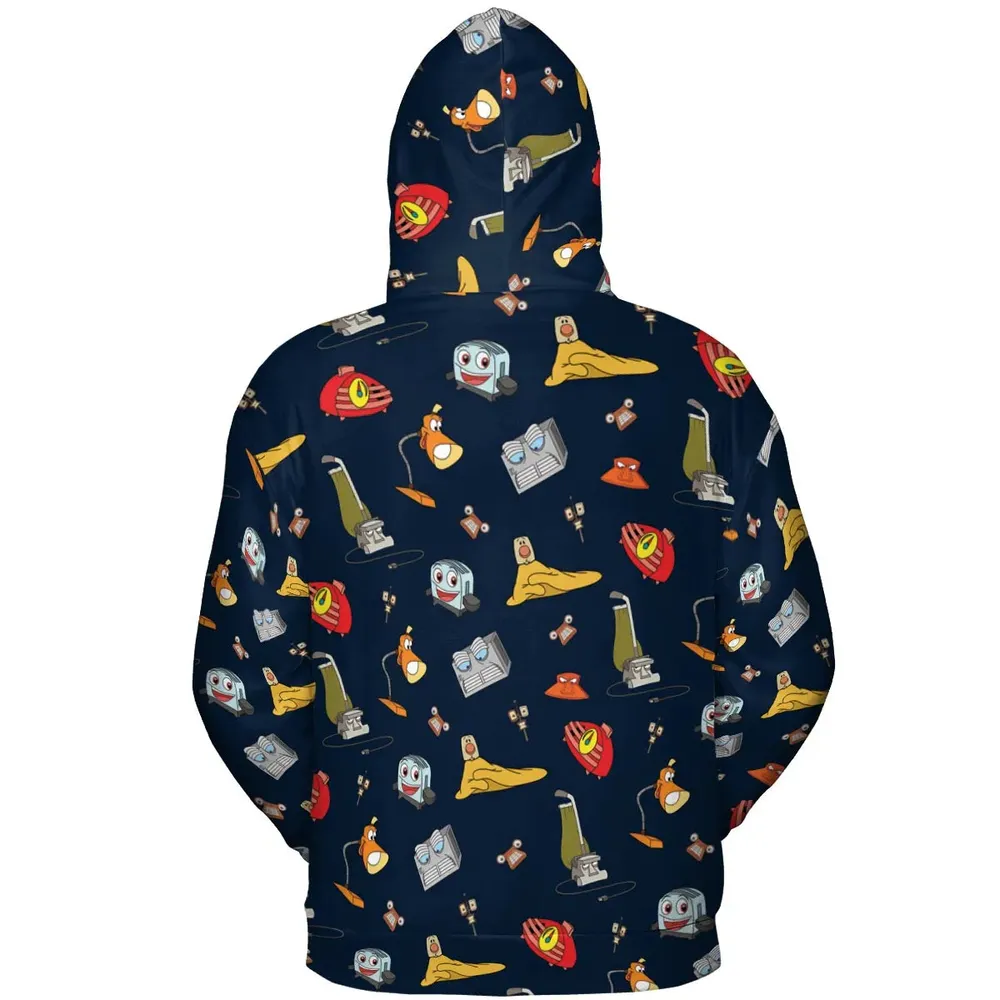 Brave Little Appliances The Brave Little Toaster All-over Print Hoodie - 4