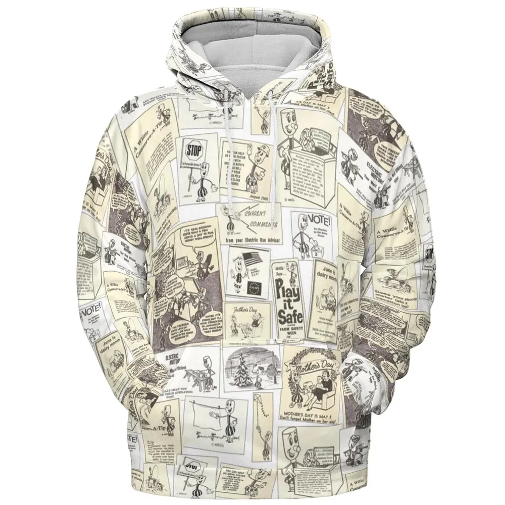 Willie Wiredhand All-over Print Hoodie - 2