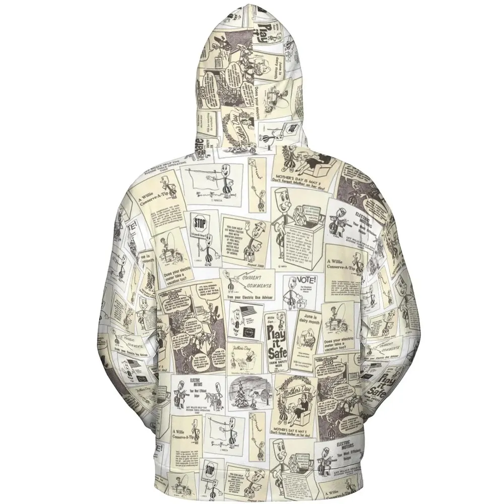 Willie Wiredhand All-over Print Hoodie - 4