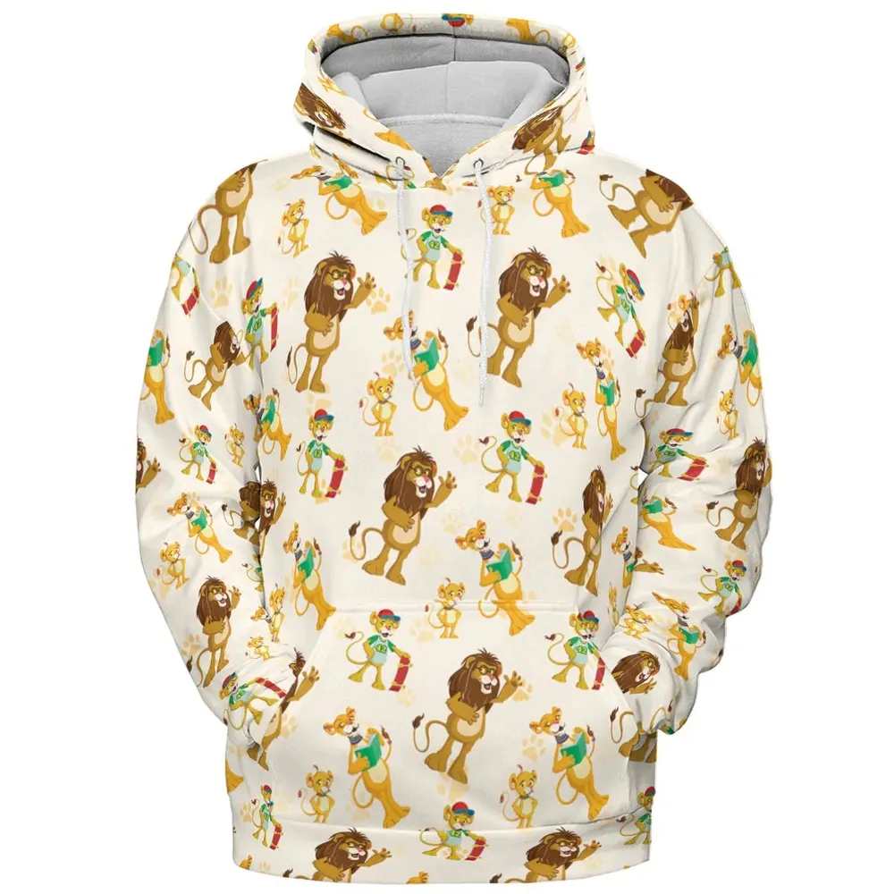 Between The Lions Characters All-over Print Hoodie - 2