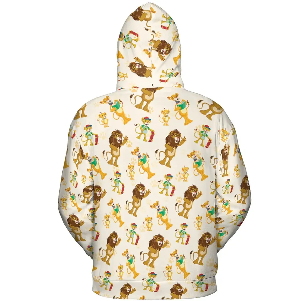 Between The Lions Characters All-over Print Hoodie - 4