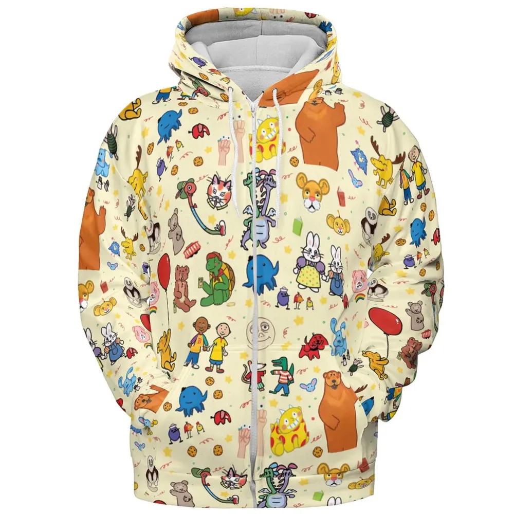 Nostalgia Train All-over Print Hoodie - 3