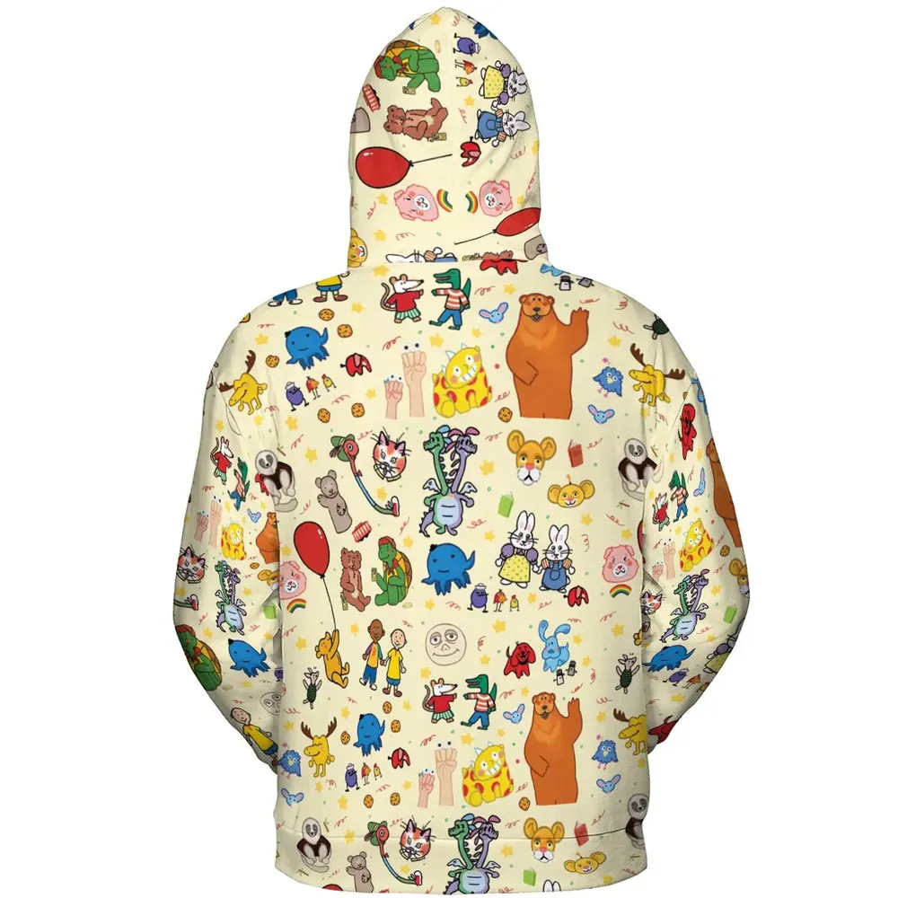 Nostalgia Train All-over Print Hoodie - 4