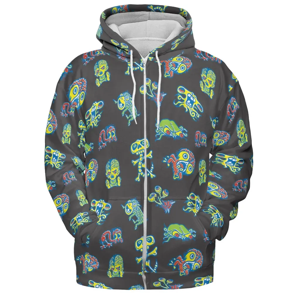 How To Use Monster Tatoos All-over Print Hoodie - 3