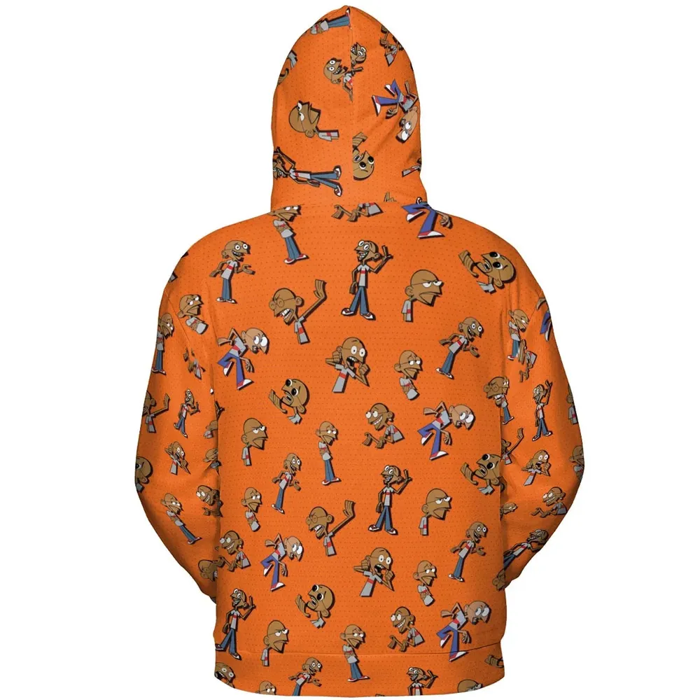 Gandhi On Repeat Clone High All-over Print Hoodie - 4