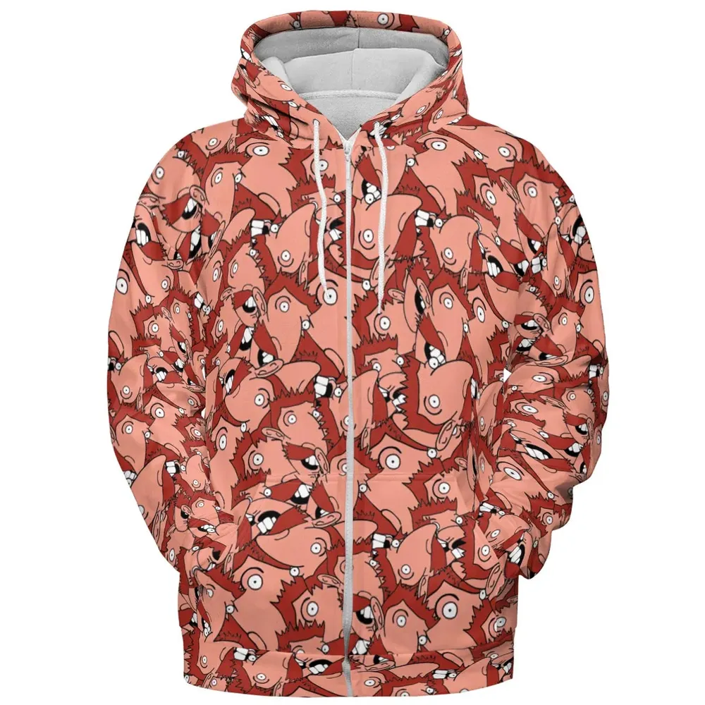 Smashing Threads Nigel Thornberry All-over Print Hoodie - 3