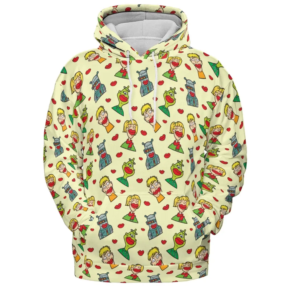 Wack-O-Wax Wax Lips All-over Print Hoodie - 2