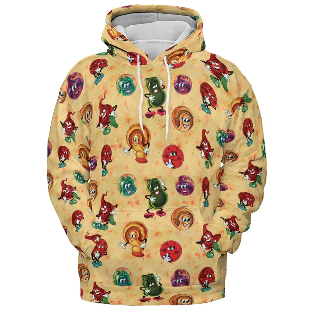 Old Board Game Pizza Party All-over Print Hoodie - 2