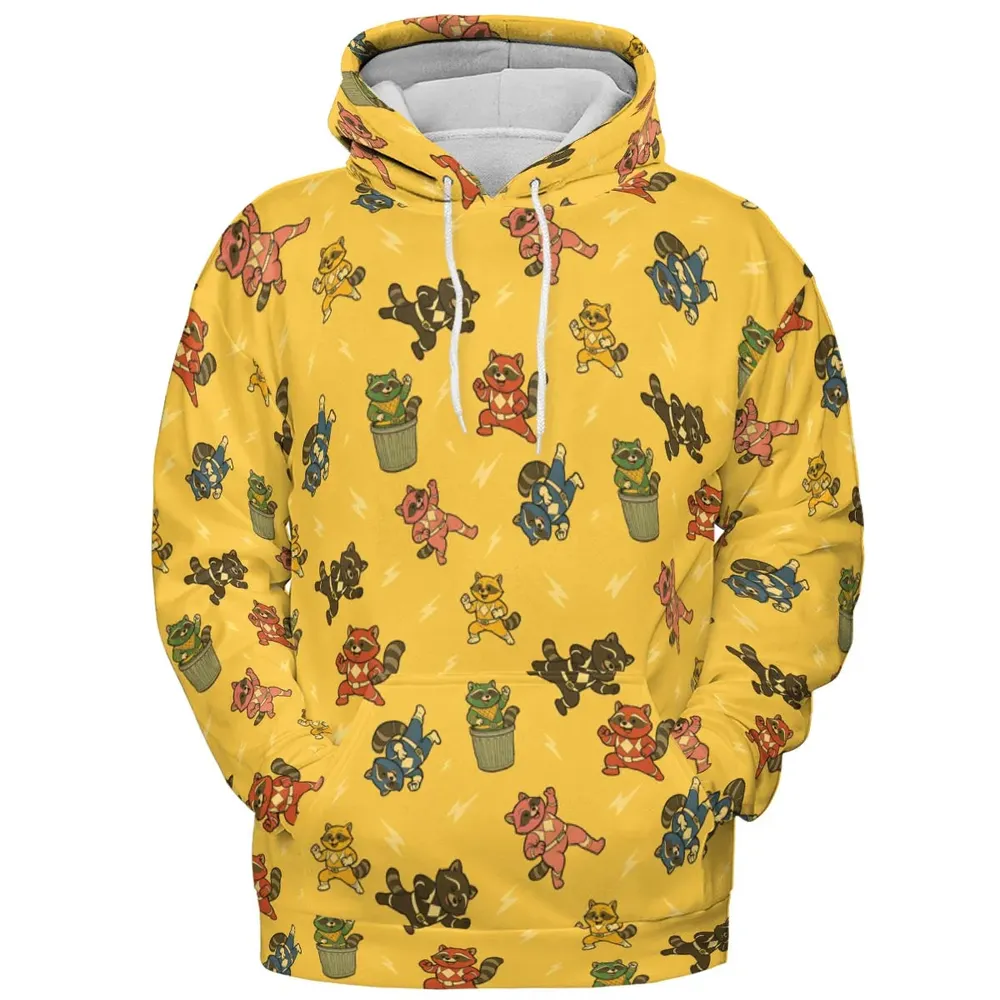 Morphin Time Trash Panda All-over Print Hoodie - 2