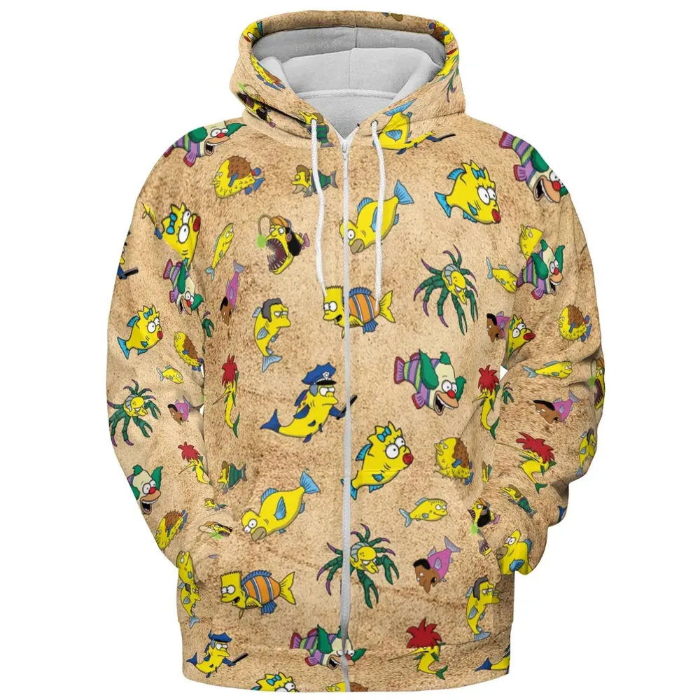 Shrimpsons The Simpsons All-over Print Hoodie - 3