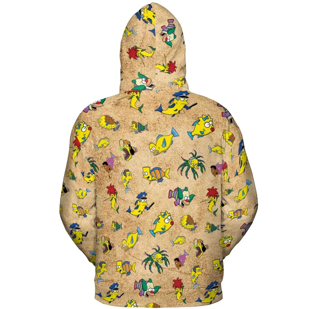 Shrimpsons The Simpsons All-over Print Hoodie - 4