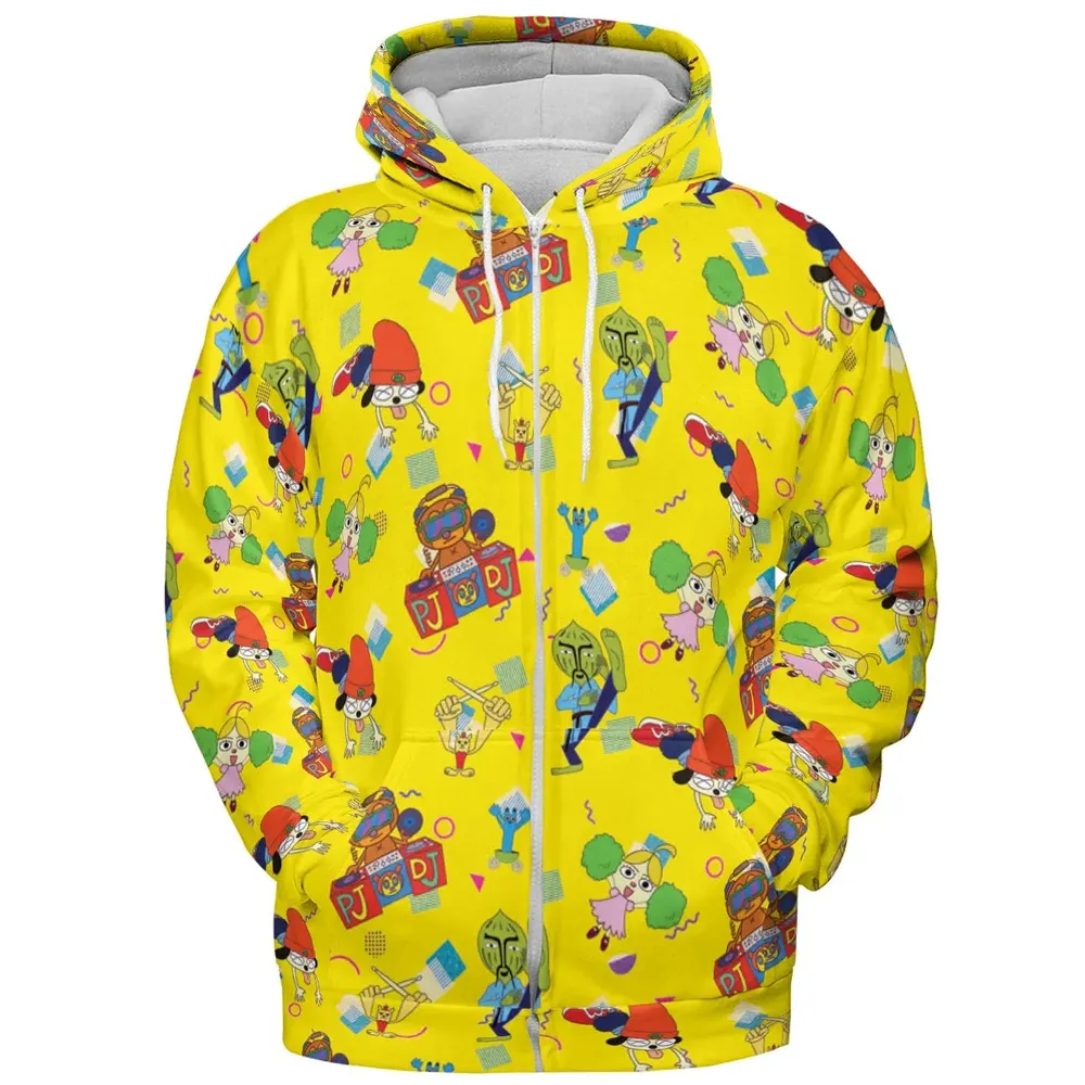 Parappa and Friends All-over Print Hoodie - 3