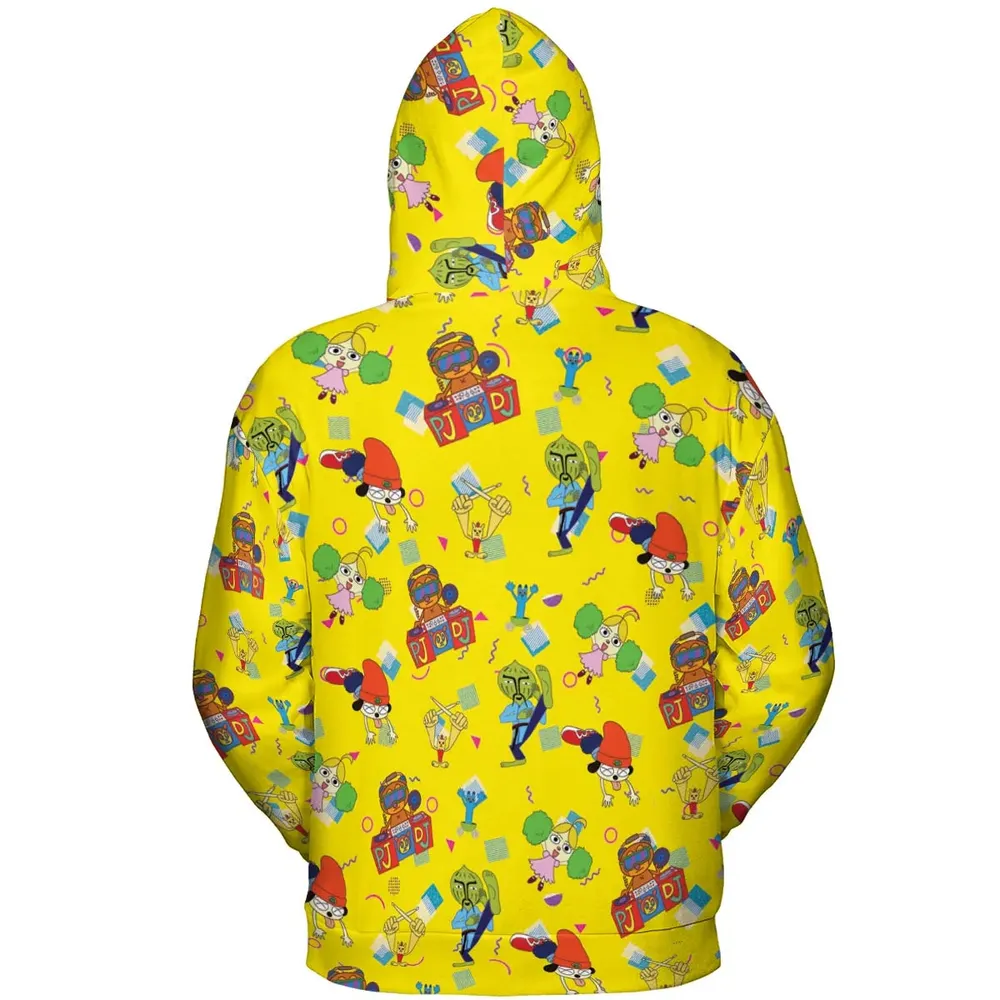 Parappa and Friends All-over Print Hoodie - 4