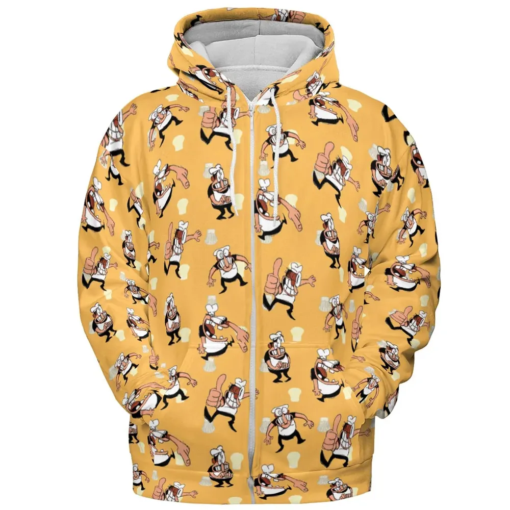 Peppino Sprites Pizza Tower All-over Print Hoodie - 3