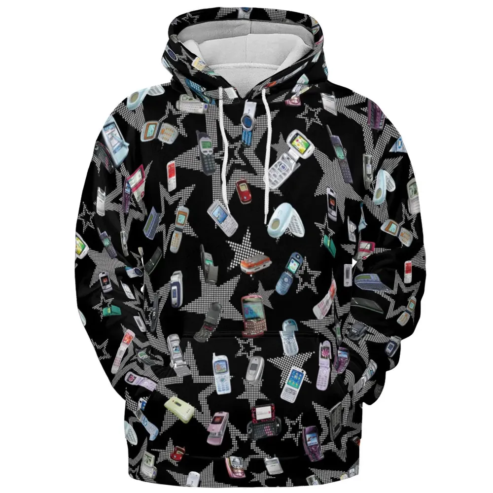 Retro Futurism All-over Print Hoodie - 2