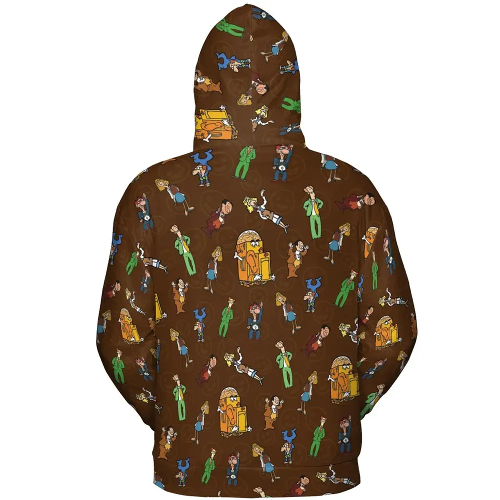 Grins and Smiles And Giggles And Laugh All-over Print Hoodie - 4