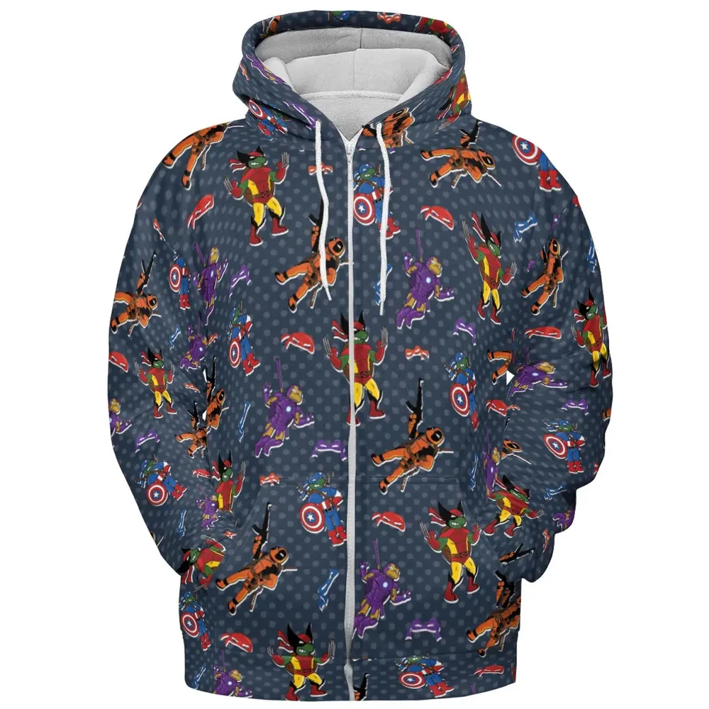 Super Turtles TMNT All-over Print Hoodie - 3