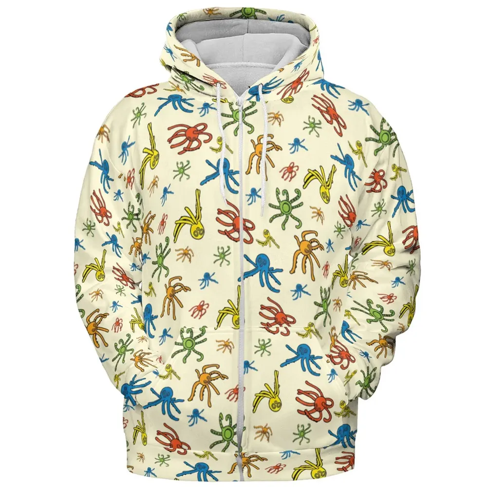 Walks Creeps Tumbles Wacky Wallwalkers All-over Print Hoodie - 3
