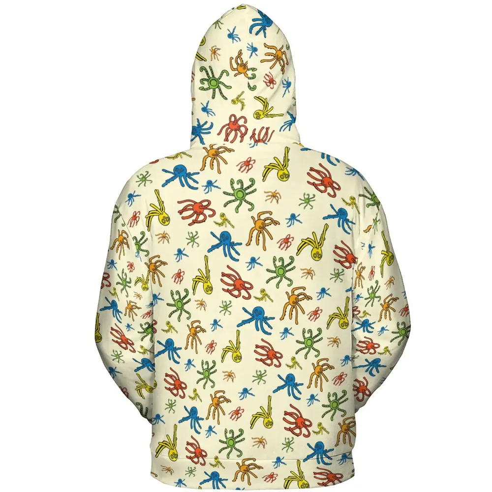 Walks Creeps Tumbles Wacky Wallwalkers All-over Print Hoodie - 4