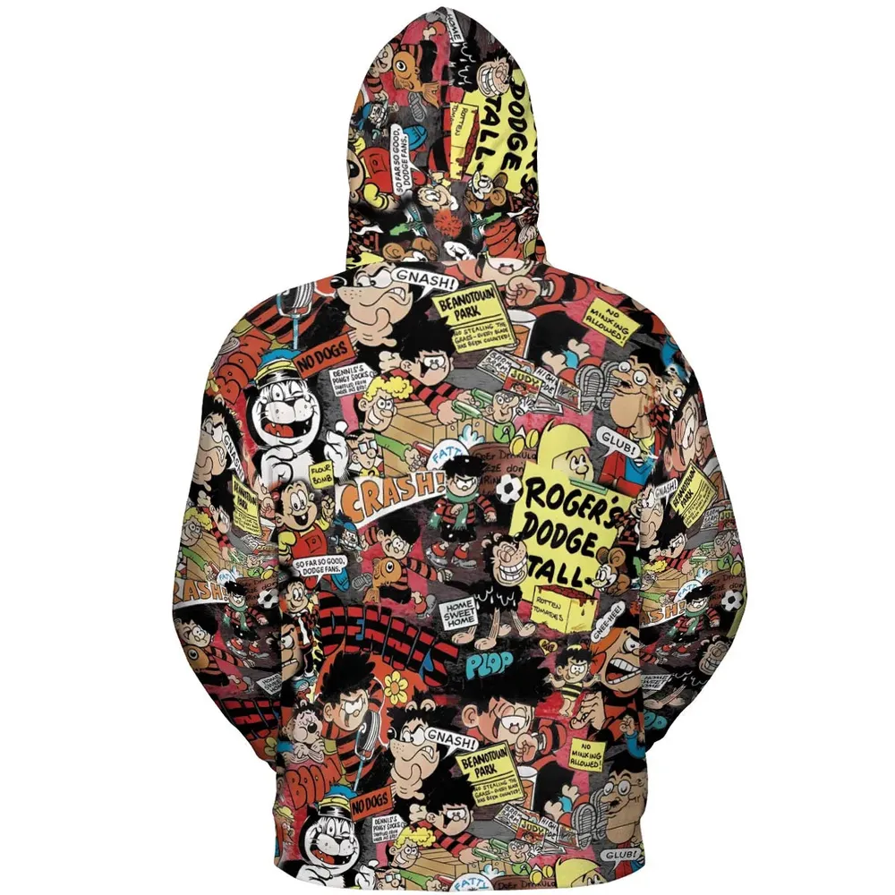 Retro Rebel Beano All-over Print Hoodie - 4