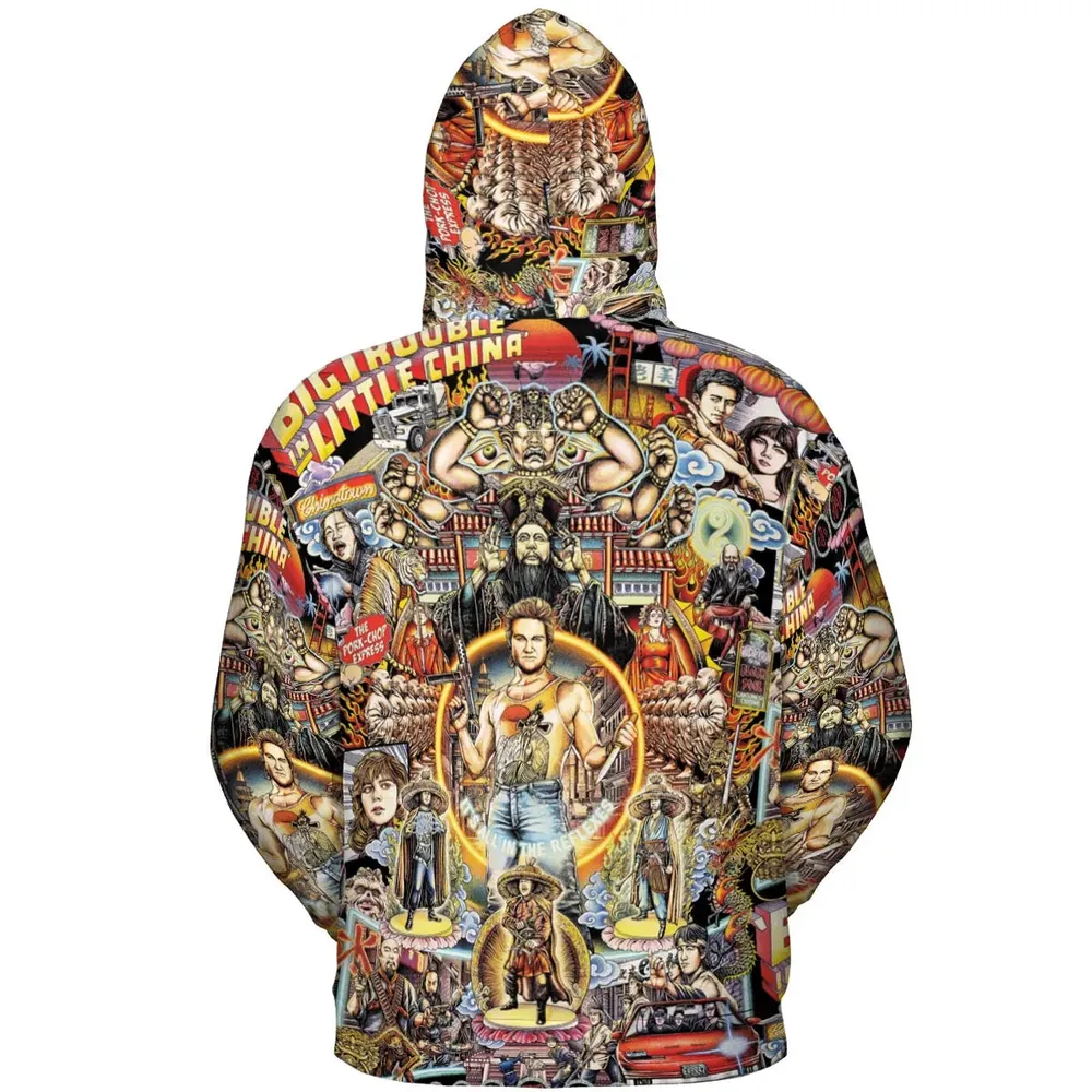 Big Trouble in Little China All-over Print Hoodie - 4