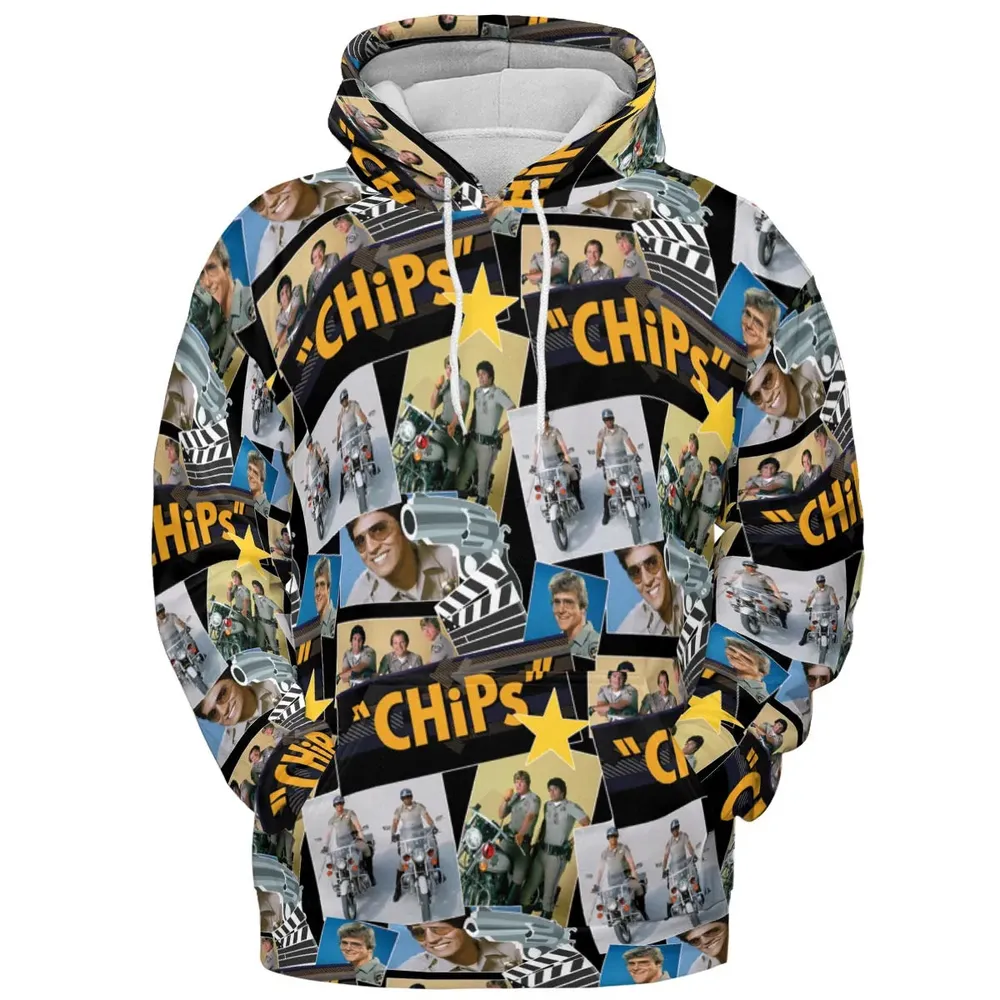 70s Flashback Chips All-over Print Hoodie - 2