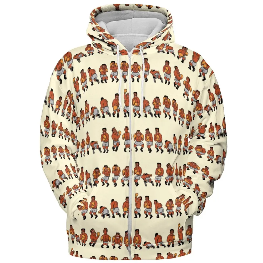 Mike Tyson's Punch-Out!! All-over Print Hoodie - 3