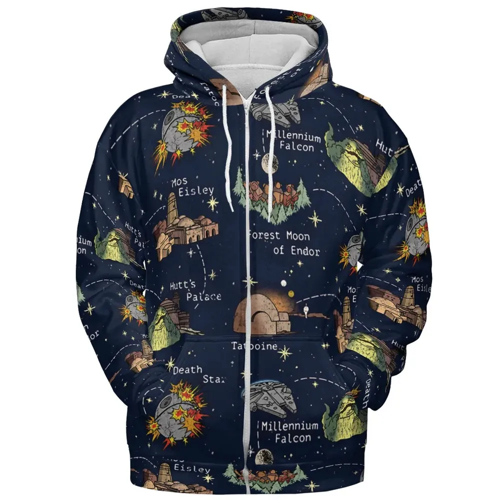 Points of Interest Star Wars All-over Print Hoodie - 3