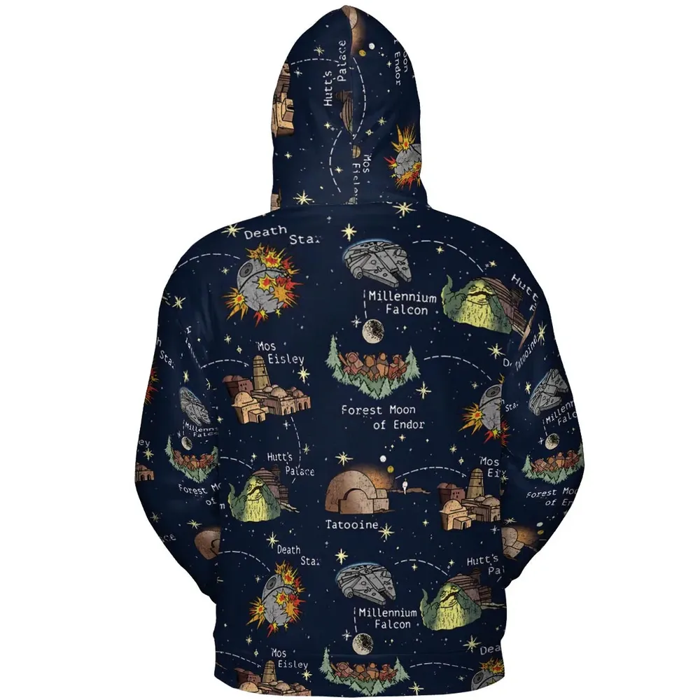 Points of Interest Star Wars All-over Print Hoodie - 4