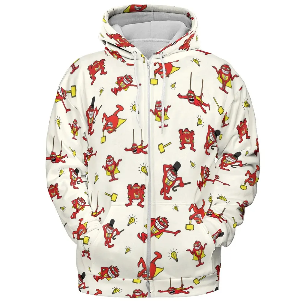 Whammies Press Your Luck All-over Print Hoodie - 3