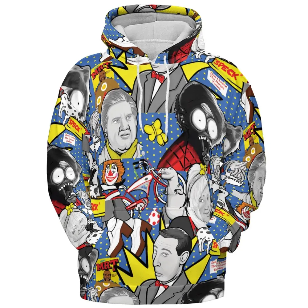 Don't Leave The House Today Pee Wee's Big Adventure All-over Print Hoodie - 2