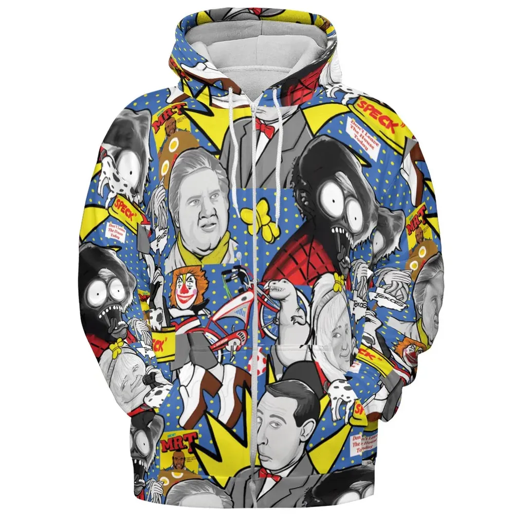 Don't Leave The House Today Pee Wee's Big Adventure All-over Print Hoodie - 3