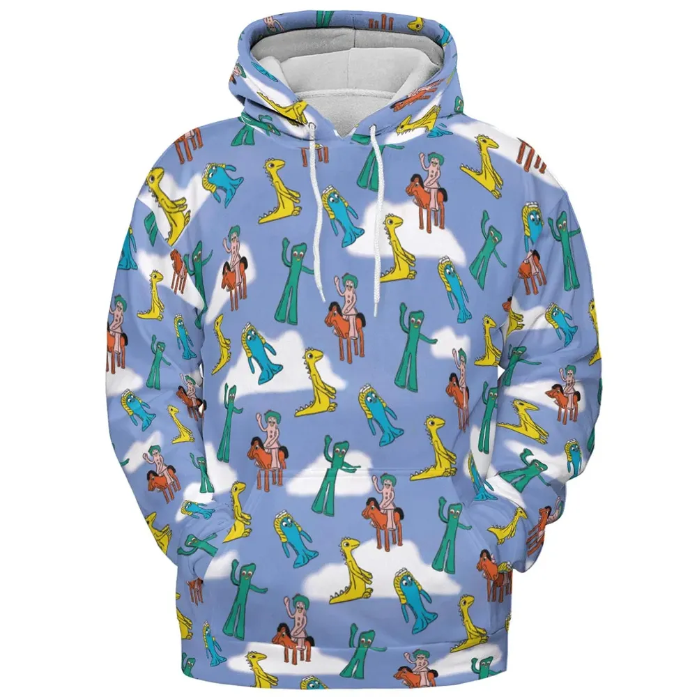 Gumby Characters All-over Print Hoodie - 2
