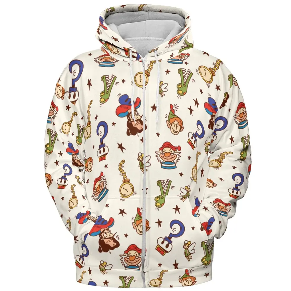 Fly With Pan Peter Pan All-over Print Hoodie - 3