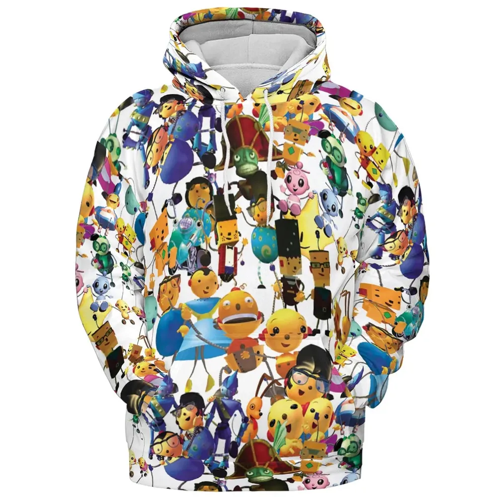 Rolie Polie Olie Seamless All-over Print Hoodie - 2