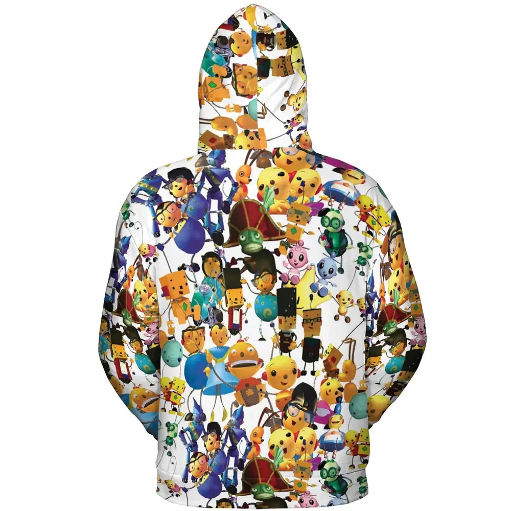 Rolie Polie Olie Seamless All-over Print Hoodie - 4