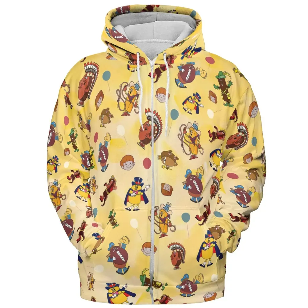 Hostess Gang Mascot Characters All-over Print Hoodie - 3
