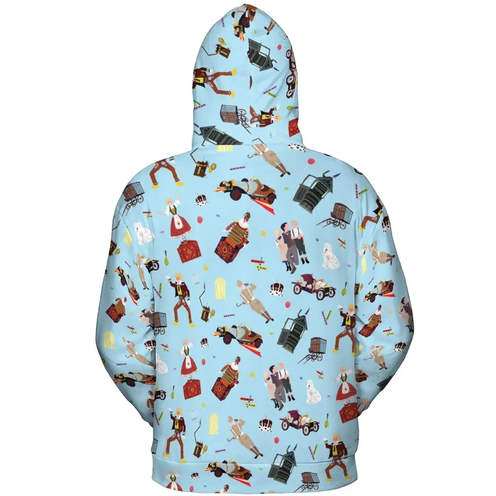 Chitty Chitty Bang Bang Patterns All-over Print Hoodie - 4