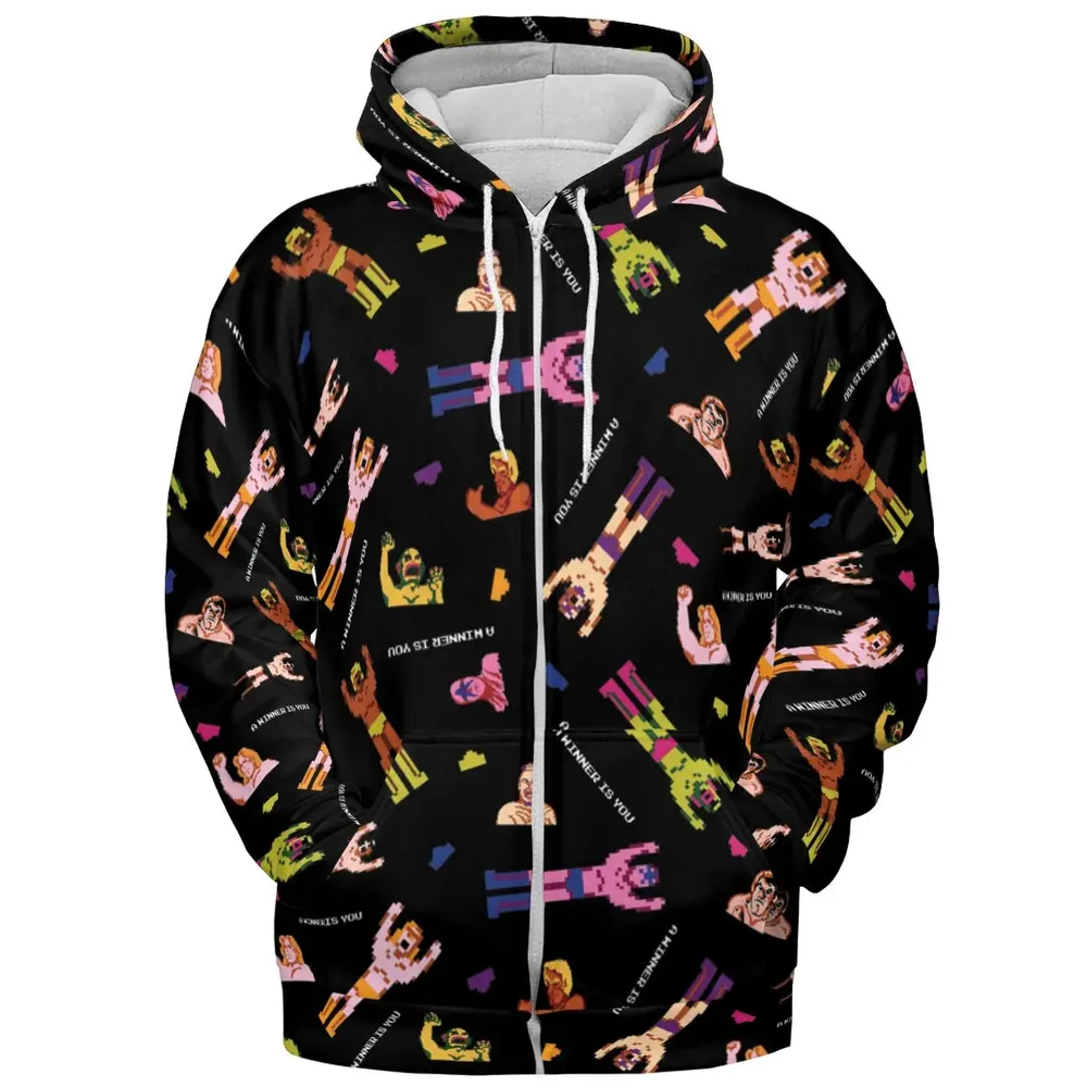 Wrestling Fighters Pro Wrestling All-over Print Hoodie - 3
