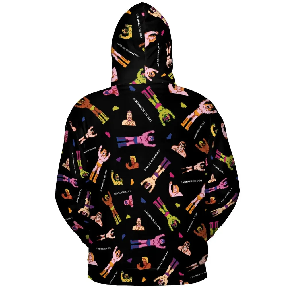 Wrestling Fighters Pro Wrestling All-over Print Hoodie - 4