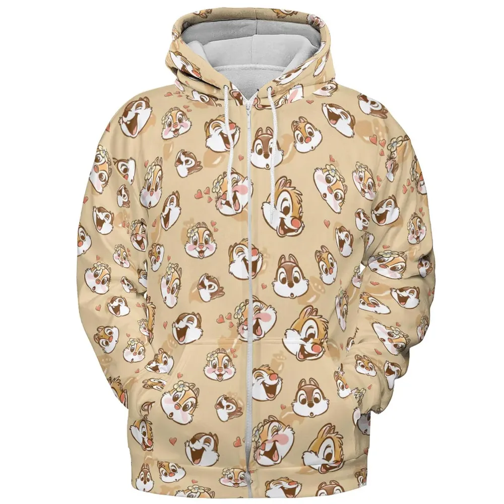 Chip n Dale Rangers All-over Print Hoodie - 3