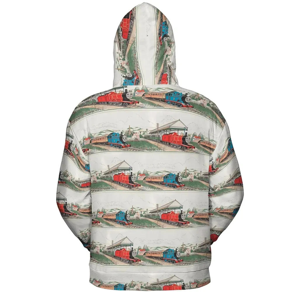 Vintage Thomas & James All-over Print Hoodie - 4